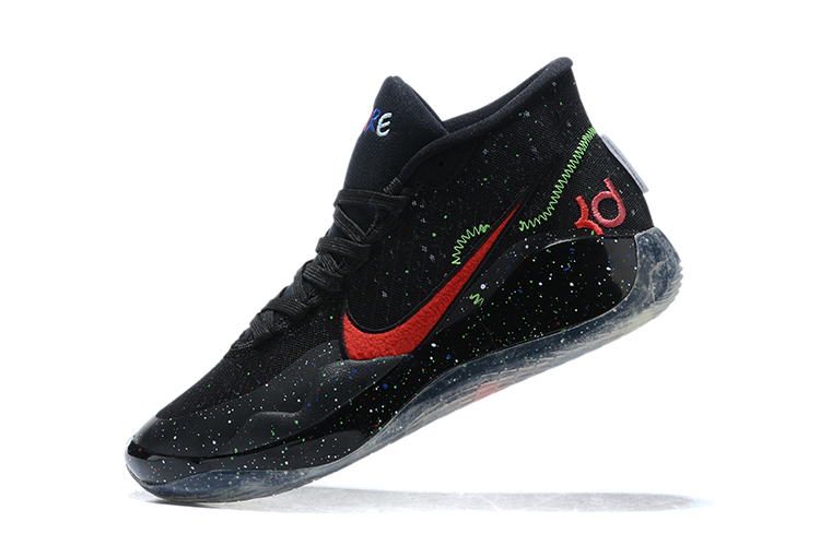 2020 Men Nike Kevin Durant 13 Black Red Green Shoes